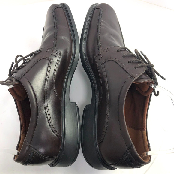 Ecco EUR 45 US 11/11.5 Dark Brown Men\'s Leather Derby Lace Up Dress Shoes main image 6